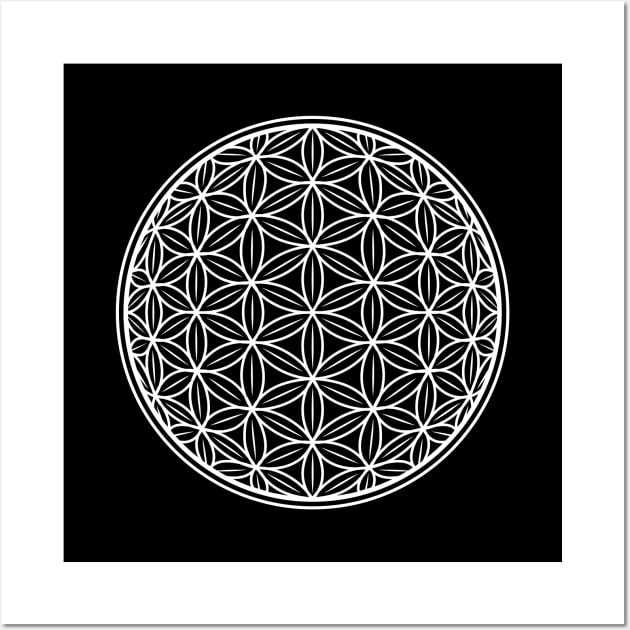 FLOWER OF LIFE ANCIENT SYMBOL Wall Art by marieltoigo